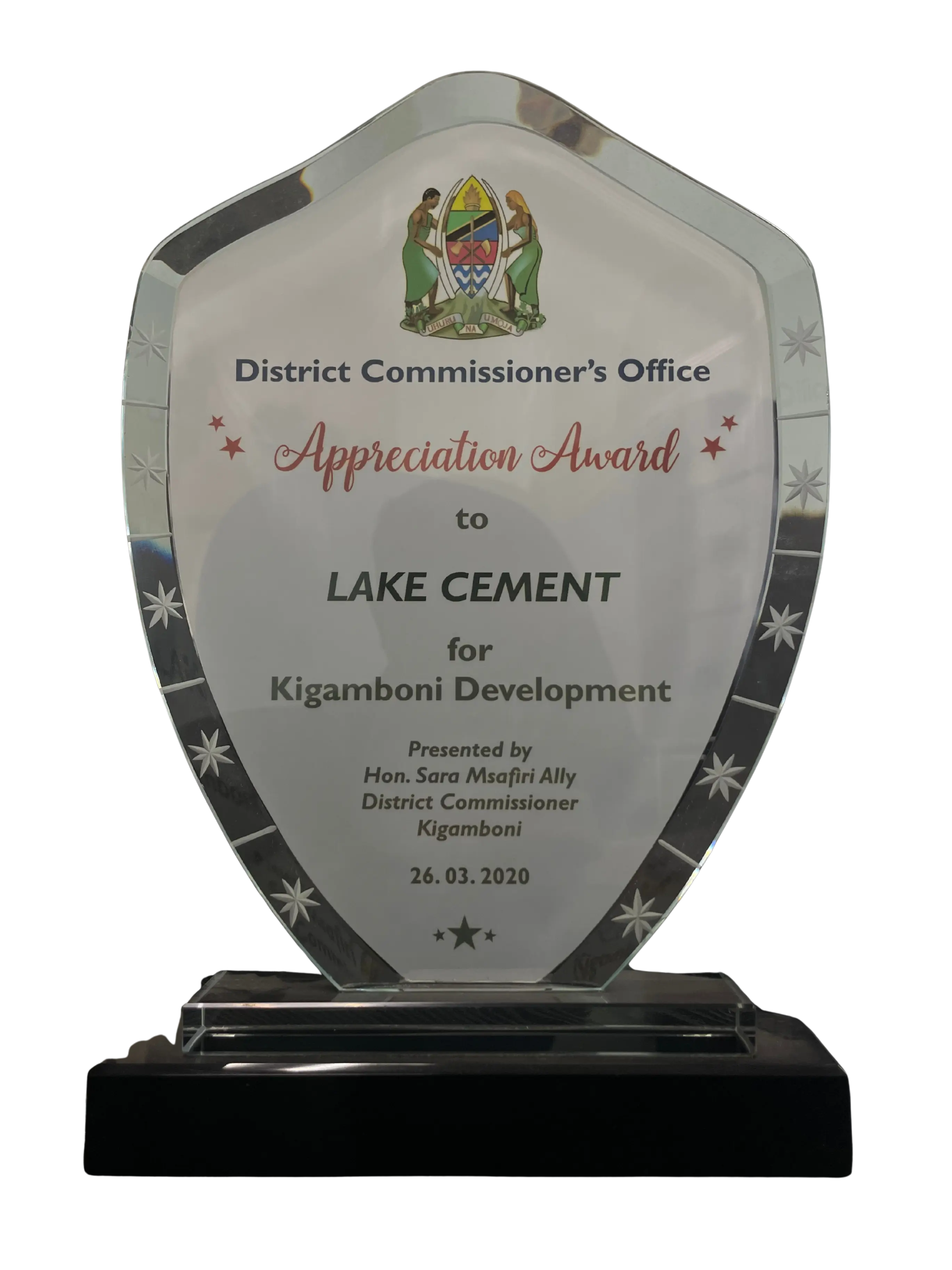 District Commissioner's Office Appreciation Award